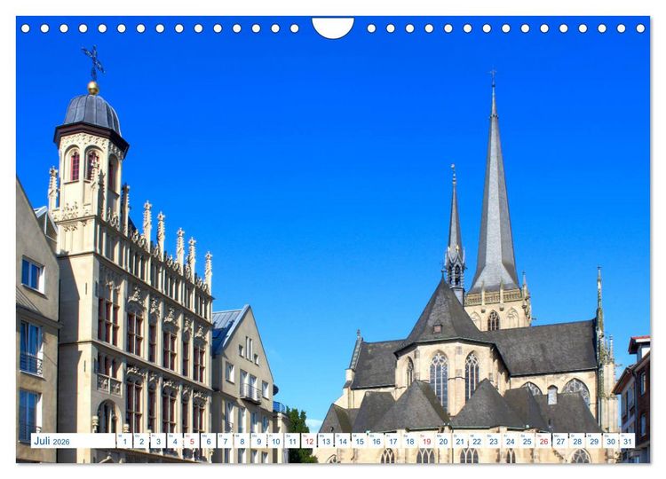 Produktbild: Hansestadt Wesel - Impressionen vom Niederrhein (Wandkalender 2026 DIN A4 quer), CALVENDO Monatskalender