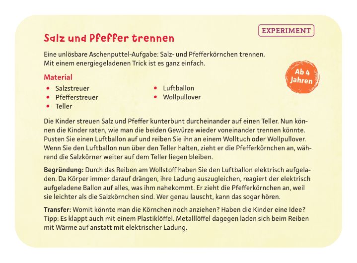 Produktbild: Kleine Experimente in der Kita