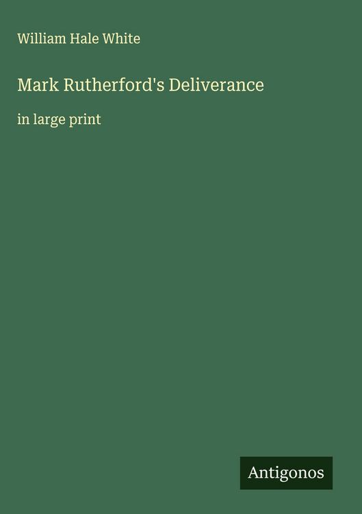 Produktbild: Mark Rutherford's Deliverance