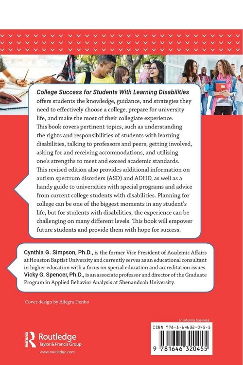 Produktbild: College Success for Students With Learning Disabilities