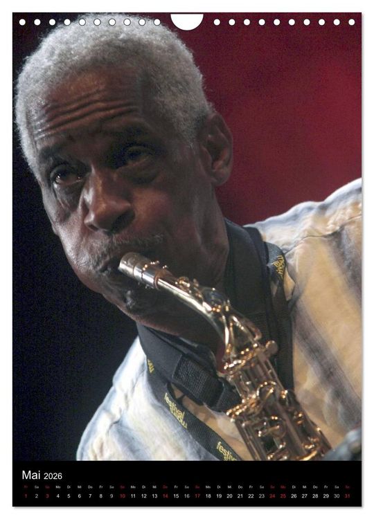 Produktbild: Jazz Momente - Kalender 2026 - (Wandkalender 2026 DIN A4 hoch), CALVENDO Monatskalender