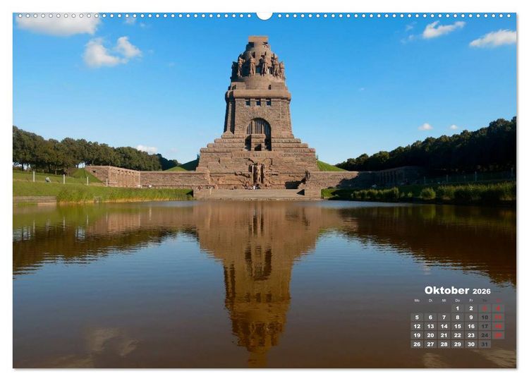 Produktbild: 1000 Jahre Leipzig (1015 - 2026) (Wandkalender 2026 DIN A2 quer), CALVENDO Monatskalender