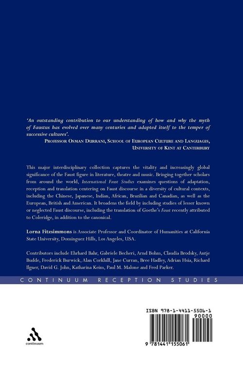 Produktbild: International Faust Studies