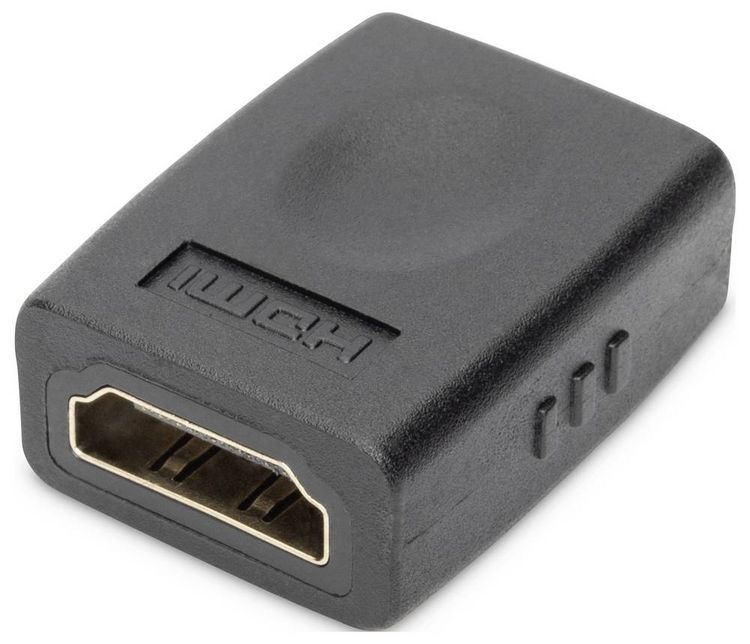 Produktbild: Digitus AK-330500-000-S HDMI Adapter [1x HDMI-Buchse - 1x HDMI-Buchse] Schwarz