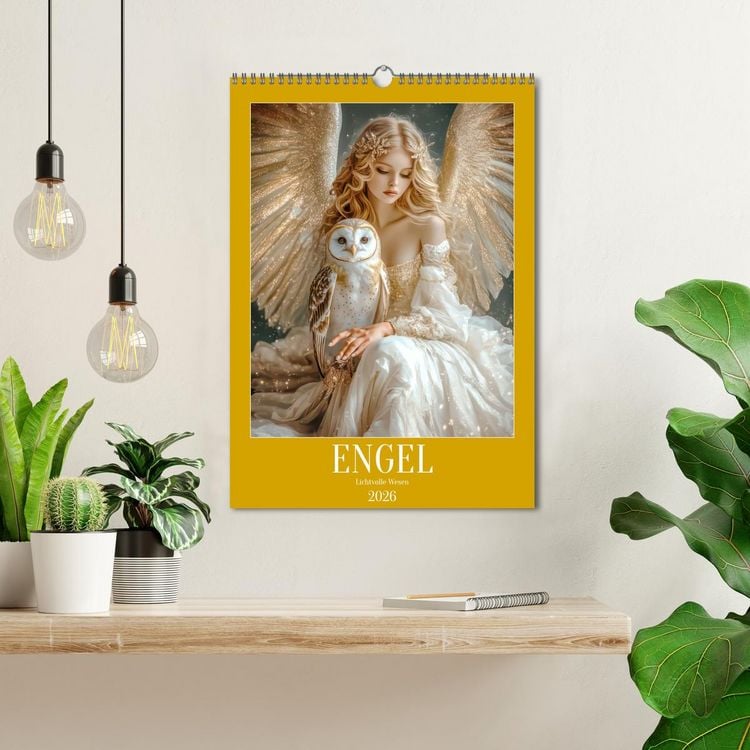 Produktbild: Engel - Lichtvolle Wesen (Wandkalender 2026 DIN A3 hoch), CALVENDO Monatskalender