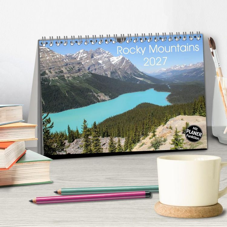 Produktbild: Rocky Mountains 2027 (Tischkalender 2027 DIN A5 quer), CALVENDO Monatskalender