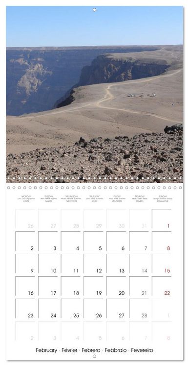 Produktbild: Desert - unknown exciting (Wall Calendar 2026 12 &times; 12 Inch) CALVENDO 12 Month Wall Calendar