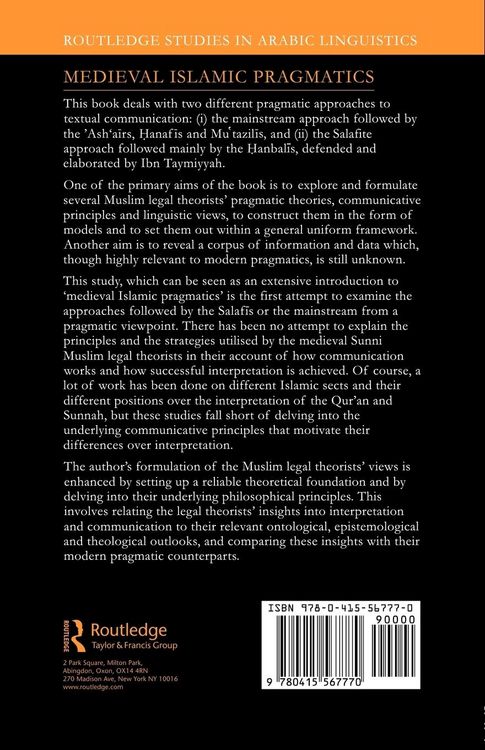 Produktbild: Medieval Islamic Pragmatics