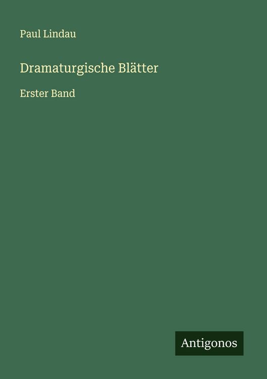 Produktbild: Dramaturgische Bl&auml;tter