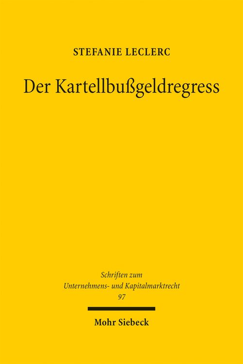 Produktbild: Leclerc, S: Kartellbu&szlig;geldregress