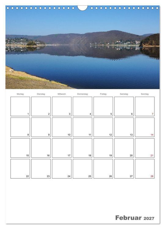 Produktbild: Hessens sch&ouml;nster See - Der Edersee (Wandkalender 2027 DIN A3 hoch), CALVENDO Monatskalender