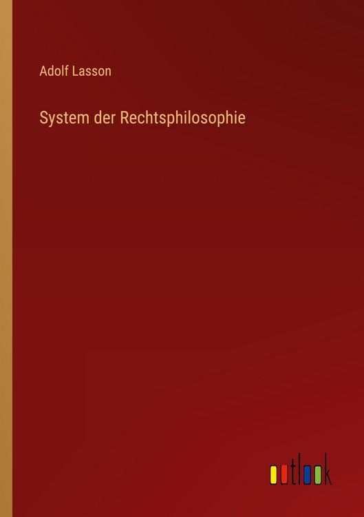 Produktbild: System der Rechtsphilosophie