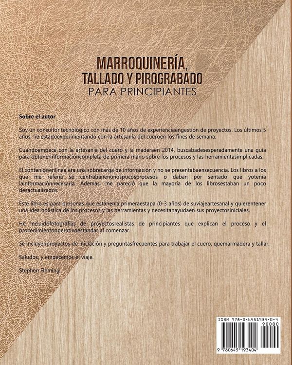 Produktbild: Marroquiner&iacute;a, Tallado y Pirograbado para Principiantes