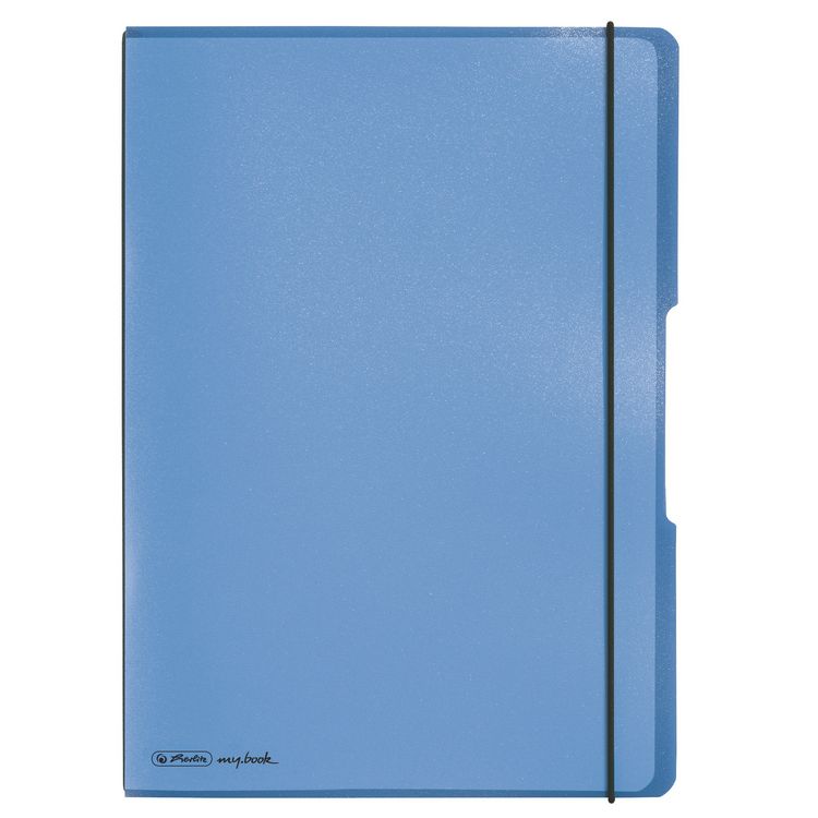 Produktbild: Herlitz Notizheft flex A4 2x40 Blatt Lineatur 27+28, blau