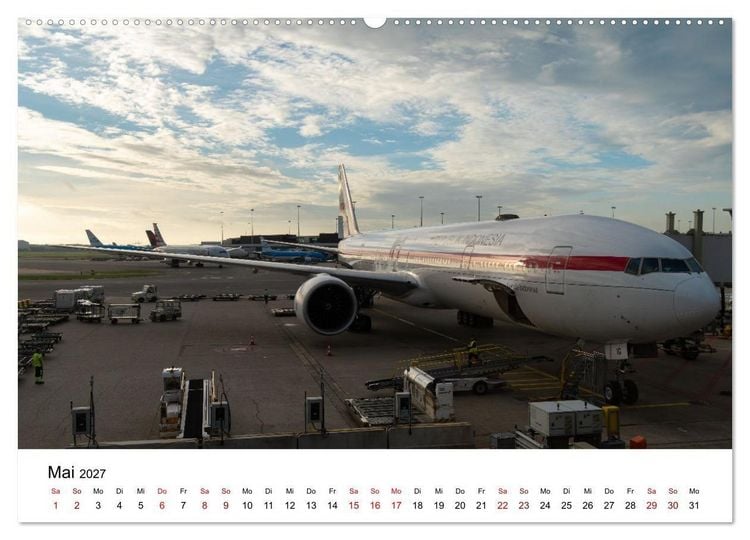 Produktbild: Boeing 777 Die Triple Seven (hochwertiger Premium Wandkalender 2027 DIN A2 quer), Kunstdruck in Hochglanz