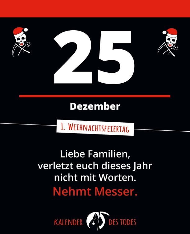 Produktbild: Der schwarze Kalender