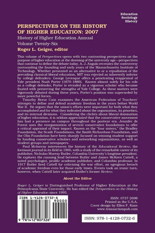 Produktbild: Perspectives on the History of Higher Education