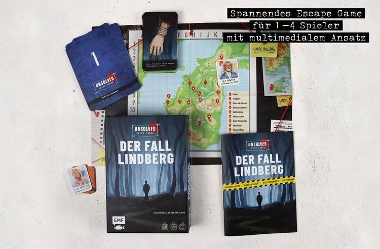 Krimi-Spielebox: Unsolved Crime Cases - Der Fall Lindberg