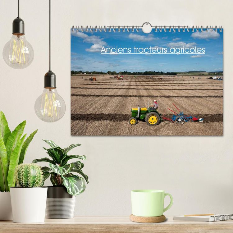 Produktbild: Anciens tracteurs agricoles (Calendrier mural 2026 DIN A4 vertical), CALVENDO calendrier mensuel