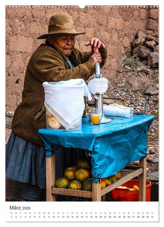 Produktbild: Eine Abenteuerreise durch Peru (Wandkalender 2026 DIN A2 hoch), CALVENDO Monatskalender