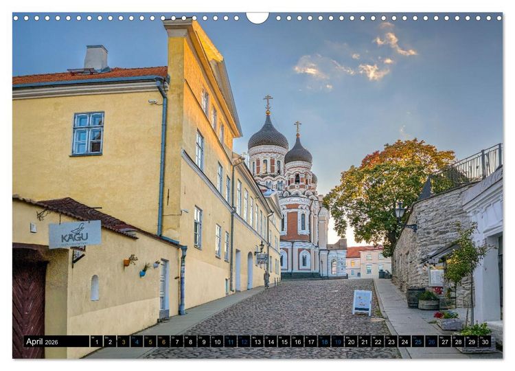 Produktbild: Nordischer Glanz &ndash; Tallinn - Riga - Vilnius (Wandkalender 2026 DIN A3 quer), CALVENDO Monatskalender