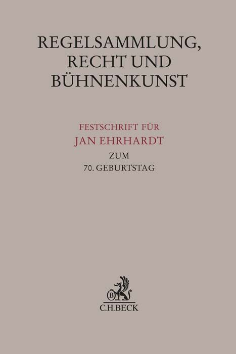 Produktbild: Regelsammlung, Recht und B&uuml;hnenkunst