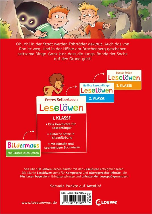 Produktbild: Lesel&ouml;wen 1. Klasse - Die Jungs-Bande auf Spurensuche