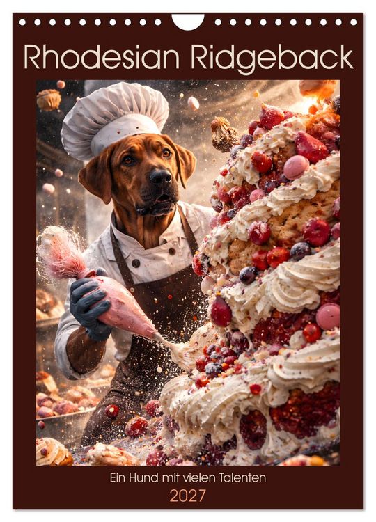 Produktbild: Rhodesian Ridgeback - Ein Hund mit vielen Talenten (Wandkalender 2027 DIN A4 hoch), CALVENDO Monatskalender