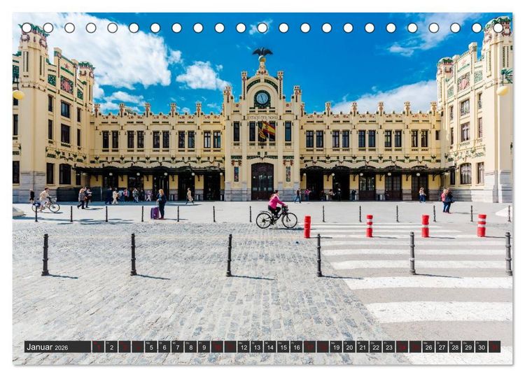 Produktbild: Valencia - Stadt am Turia (Tischkalender 2026 DIN A5 quer), CALVENDO Monatskalender