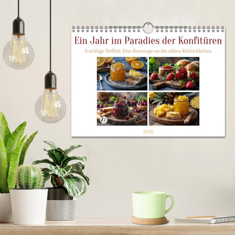 Produktbild: Ein Jahr im Paradies der Konfit&uuml;ren (Wandkalender 2026 DIN A4 quer), CALVENDO Monatskalender
