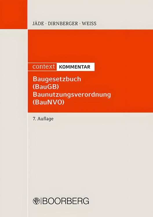 Produktbild: Baugesetzbuch (BauGB) Baunutzungsverordnung (BauNVO)