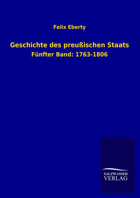 Produktbild: Geschichte des preu&szlig;ischen Staats