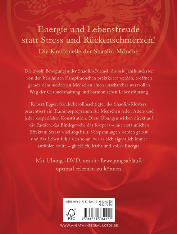 Produktbild: Die Shaolin-Formel (inkl. DVD)