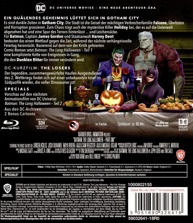 Produktbild: Batman: The Long Halloween - Teil 1