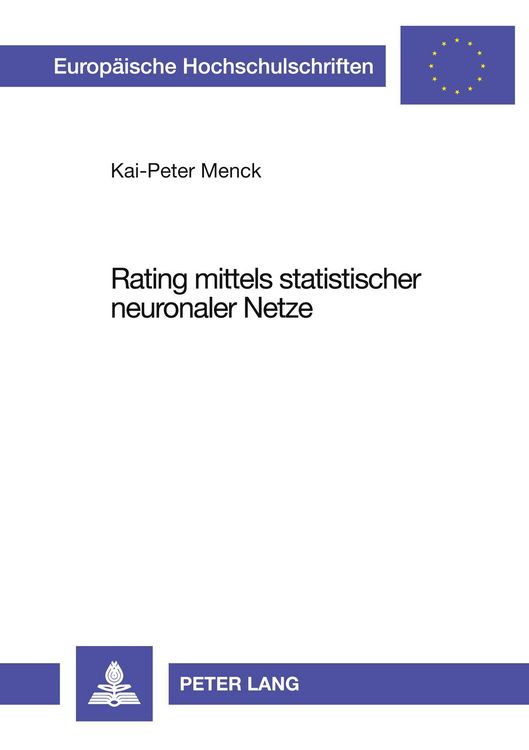 Produktbild: Rating mittels statistischer neuronaler Netze