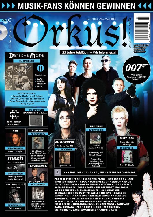 Produktbild: Orkus!-Edition Nr. 4 - M&auml;rz/April 2022 mit zahlreichen DEPECHE MODE-Specials!