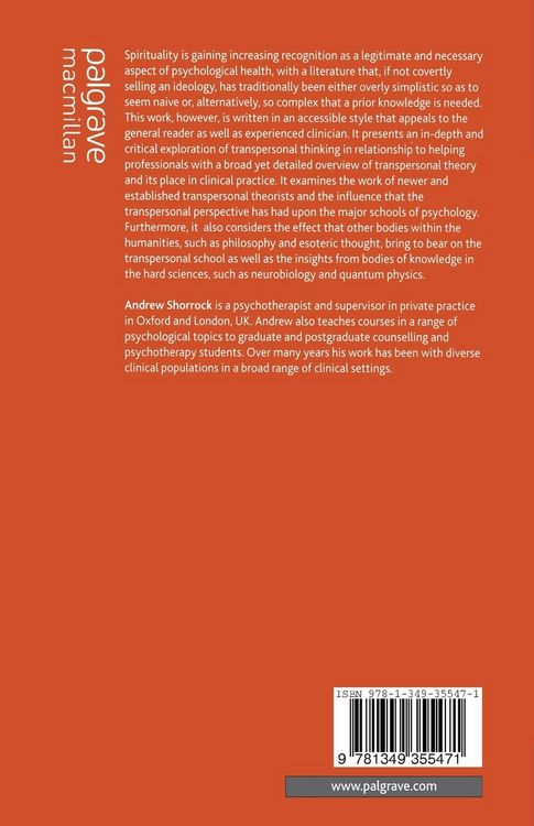 Produktbild: The Transpersonal in Psychology, Psychotherapy and Counselling