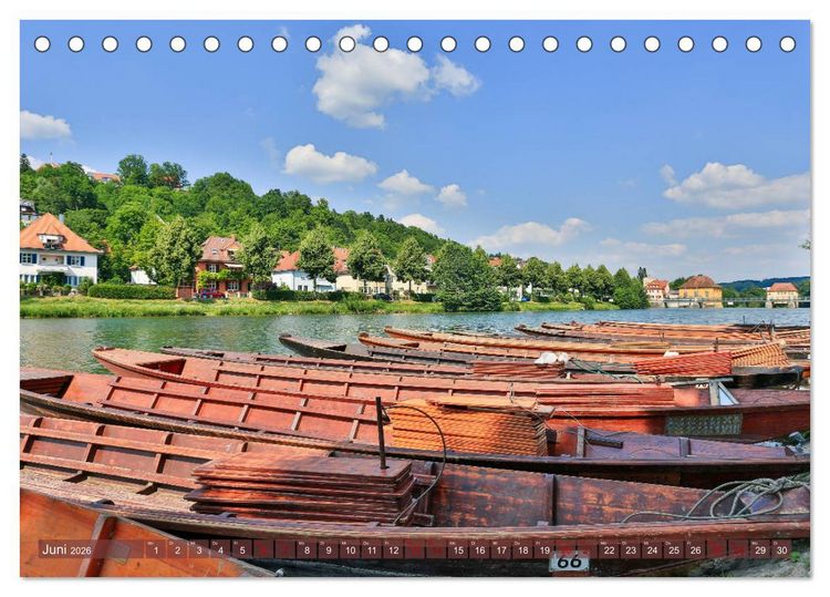 Produktbild: Lieblingspl&auml;tze in und um T&uuml;bingen (Tischkalender 2026 DIN A5 quer), CALVENDO Monatskalender