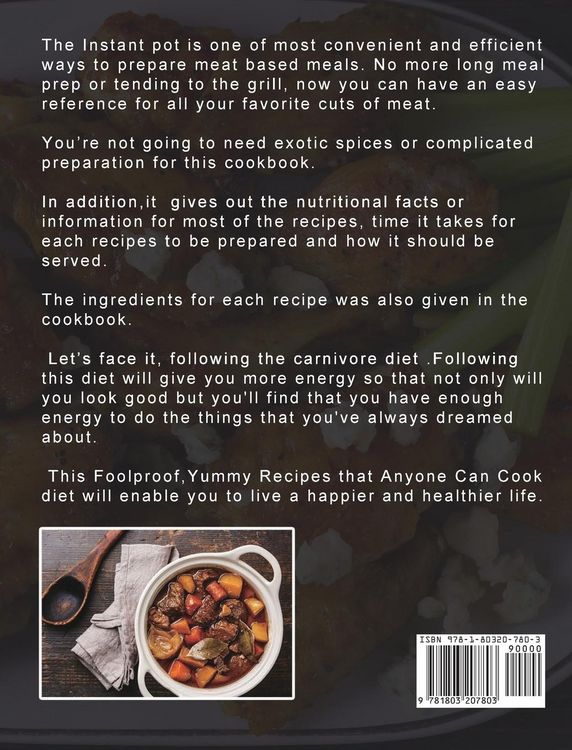 Produktbild: 1000 Carnivore Diet Instant Pot Cookbook