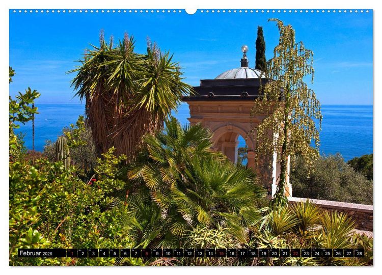 Produktbild: Zauberhafte Riviera - Die Hanbury G&auml;rten (hochwertiger Premium Wandkalender 2026 DIN A2 quer), Kunstdruck in Hochglanz