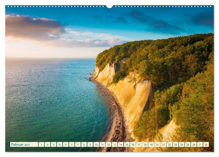 Produktbild: Insel R&uuml;gen - Malerische Kreidek&uuml;ste (hochwertiger Premium Wandkalender 2027 DIN A2 quer), Kunstdruck in Hochglanz