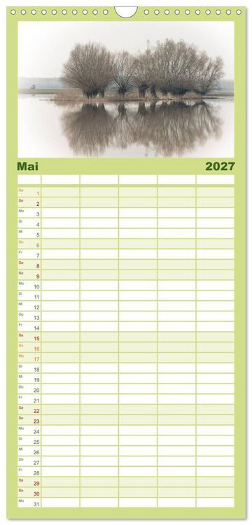 Produktbild: Familienplaner 2027 - Emotionale Momente: Wild und Jagd. mit 5 Spalten (Wandkalender, 21 x 45 cm) CALVENDO