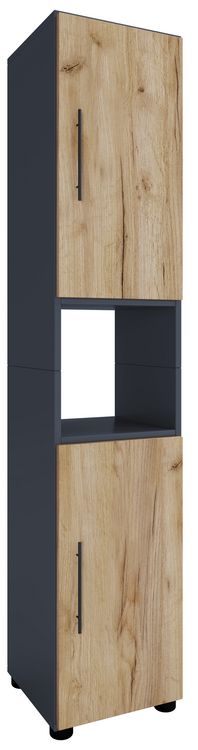 Produktbild: Holz Badm&ouml;bel Badschrank Hochschrank Flandu