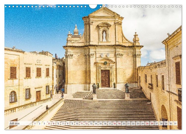Produktbild: Malta, Comino & Gozo (Wandkalender 2026 DIN A3 quer), CALVENDO Monatskalender
