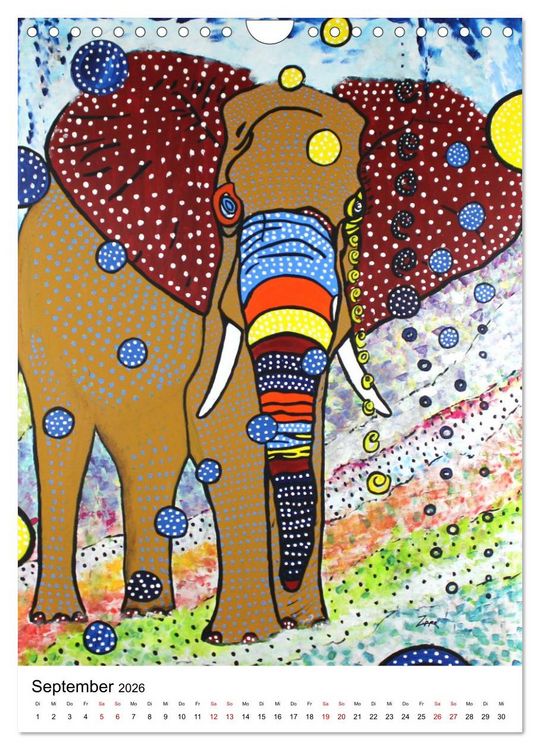 Produktbild: Pop Art Animals - Atelier Zippo (Wandkalender 2026 DIN A4 hoch), CALVENDO Monatskalender