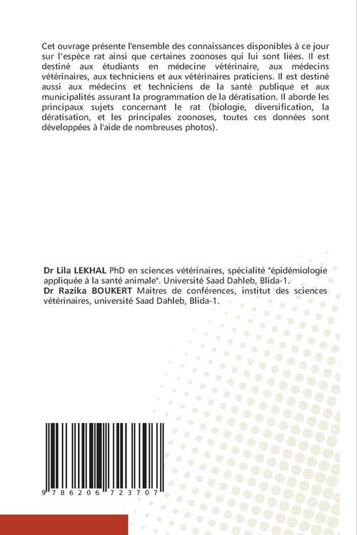 Produktbild: Contribution a l'&eacute;tude g&eacute;n&eacute;rale sur le rat et de ses zoonoses