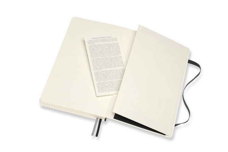 Produktbild: Moleskine Notizbuch Large/A5, Kariert, Erweiterte Seitenanzahl, Schwarz