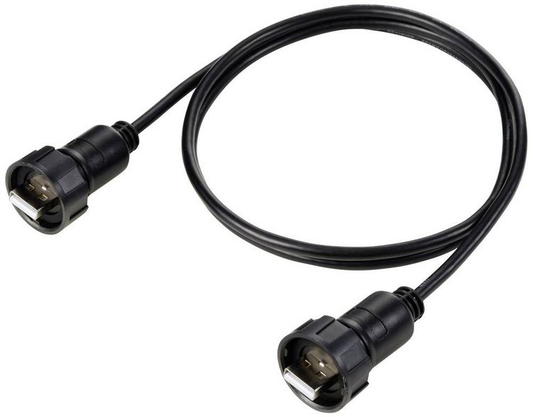 Produktbild: TRU COMPONENTS USB 2,0 Adapter inkl. 1m Kabel TC-12770408 Inhalt: 1St.