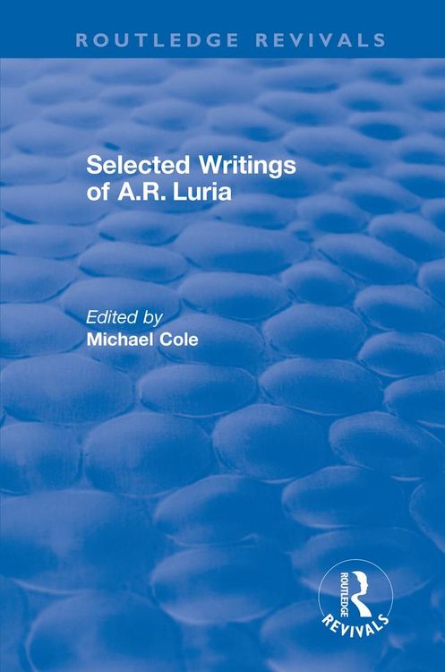 Produktbild: Selected Writings of A.R. Luria
