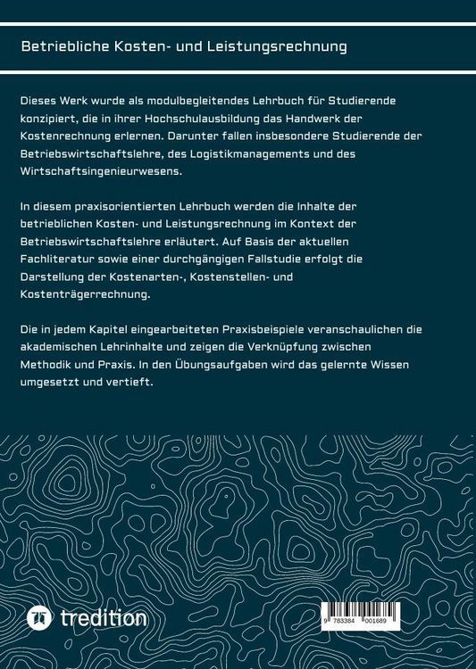 Produktbild: Betriebliche Kosten- und Leistungsrechnung